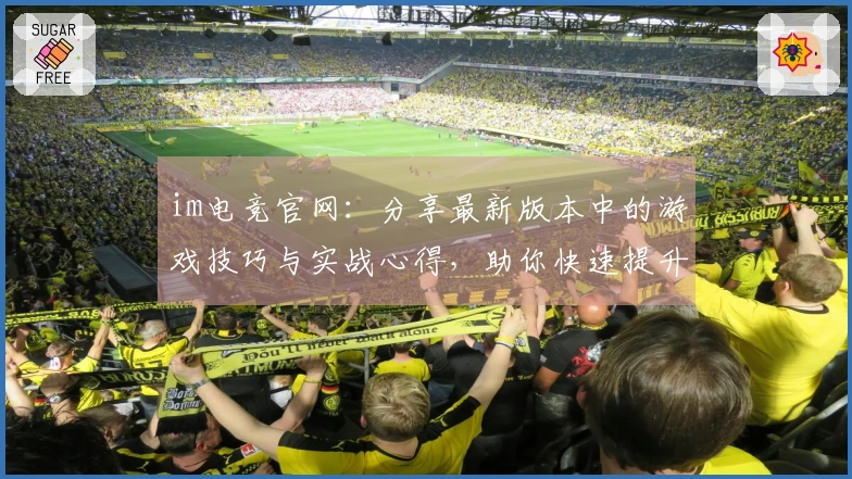 im电竞官网：分享最新版本中的游戏技巧与实战心得，助你快速提升段位！